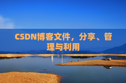 CSDN博客文件，分享、管理与利用